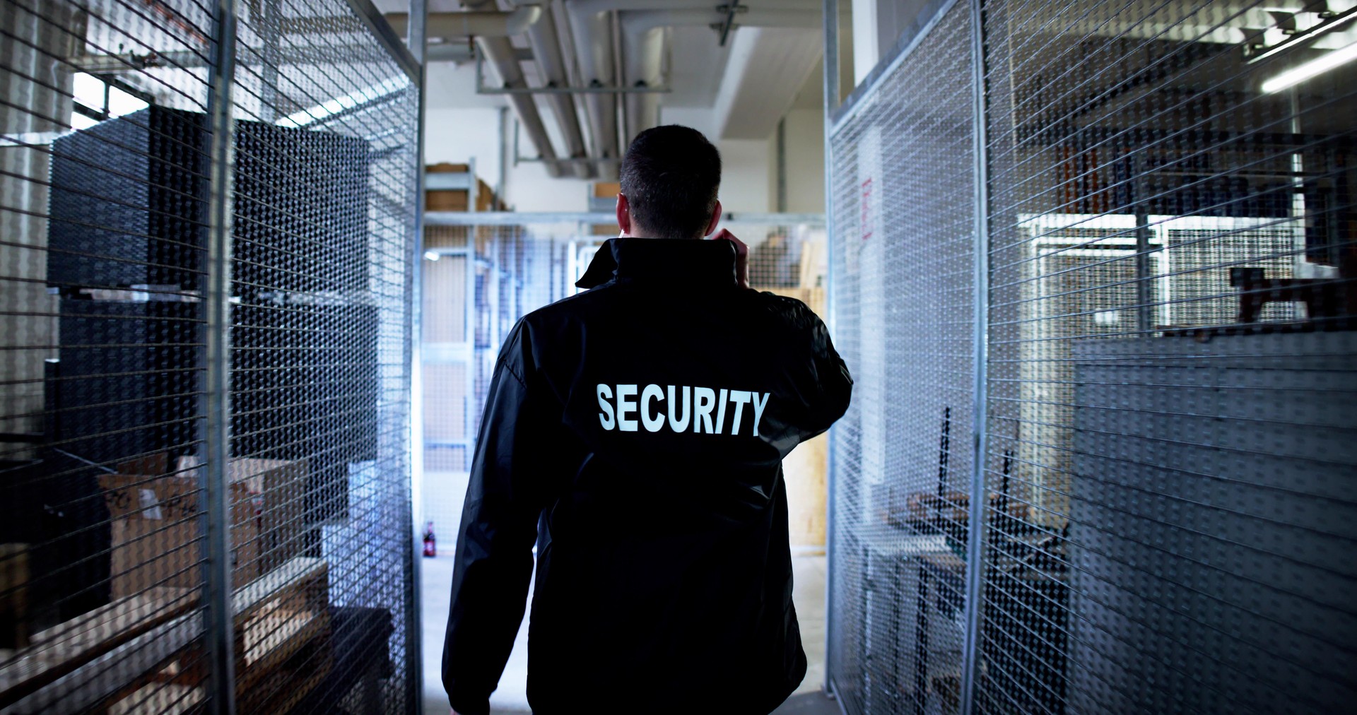 Security Guard Walking